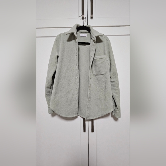Aritzia Tna Polar Shirt Jacket - Picture 1 of 5
